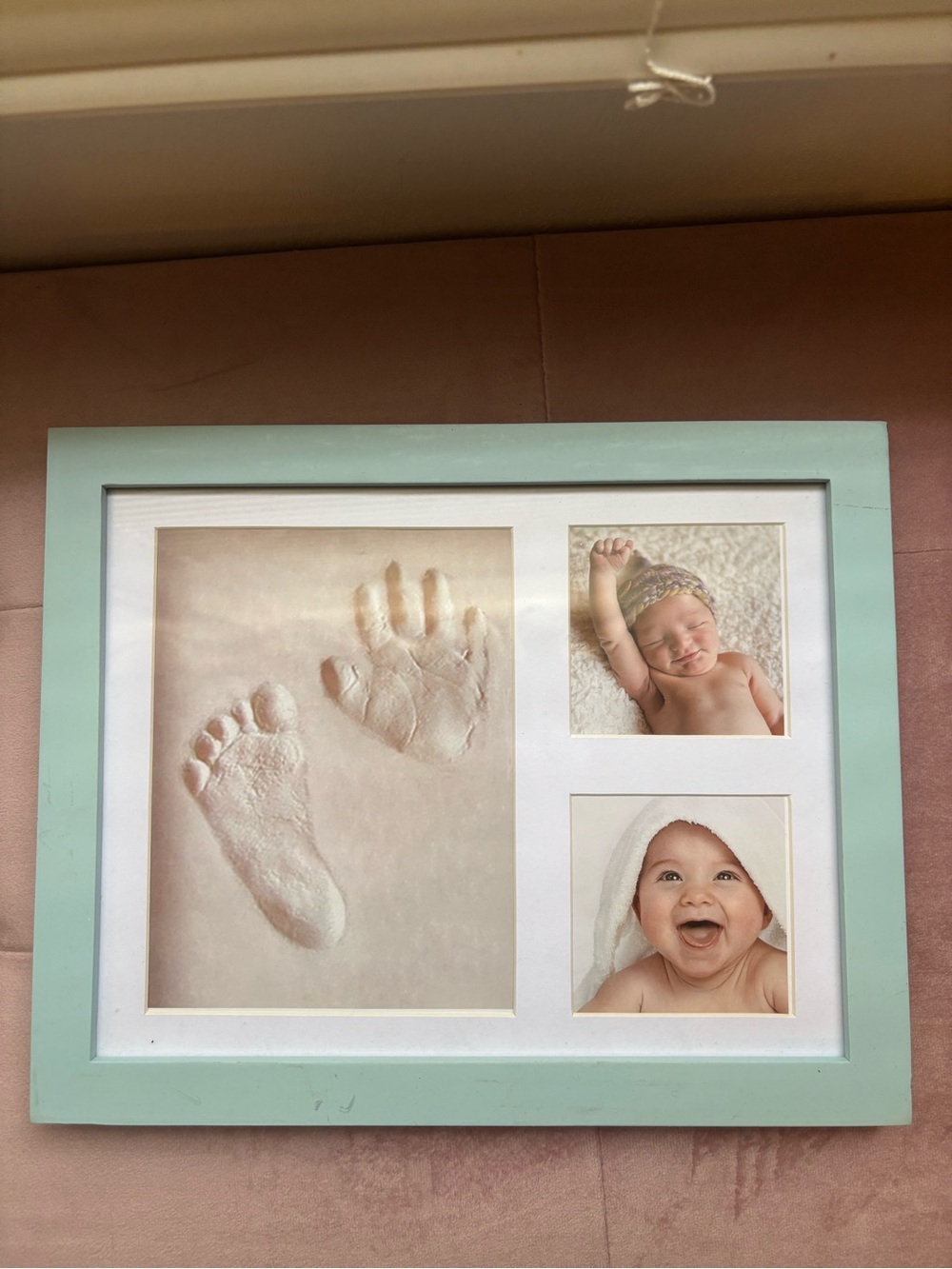 picture frame with 3 squares